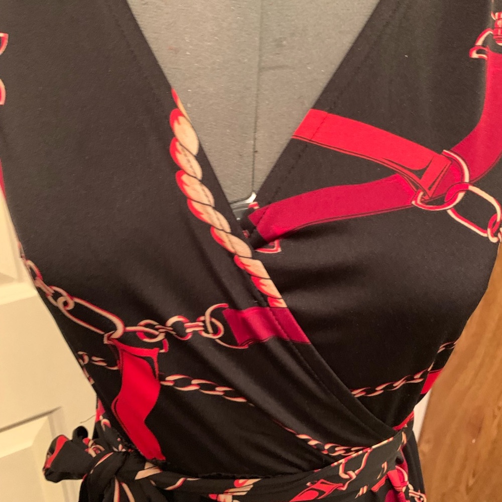 I.N.C Rope & Chain Patterned Dress - Picture 4 of 5